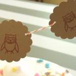 Woodland Owl Cake Topper/cake Bunting