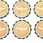 Queen Bee Embellishments/favors/tags - Set Of 6